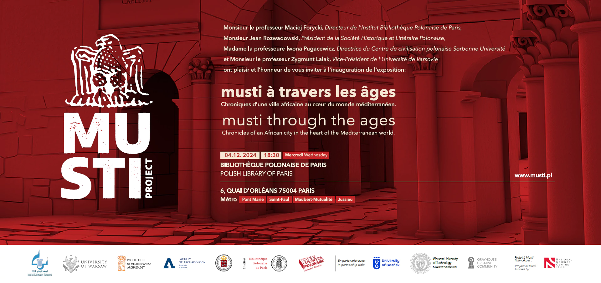 Musti through the ages exhibition, Paris 2004